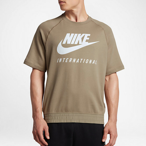 beige nike shirt